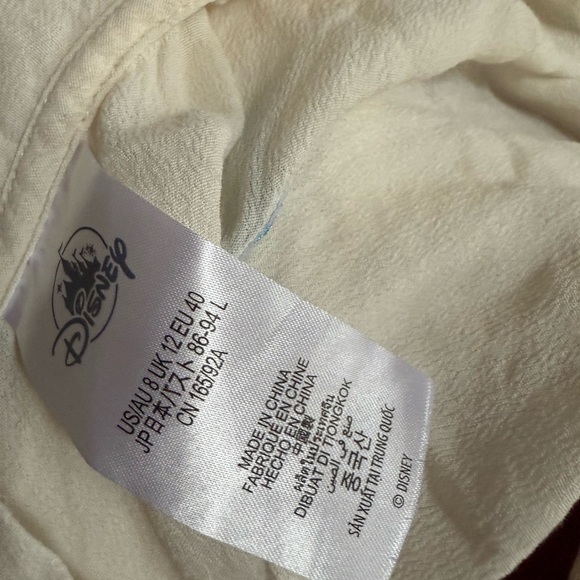 Disney Blue Main Street Blue and White Striped vintage style Dress - Picture 13 of 13